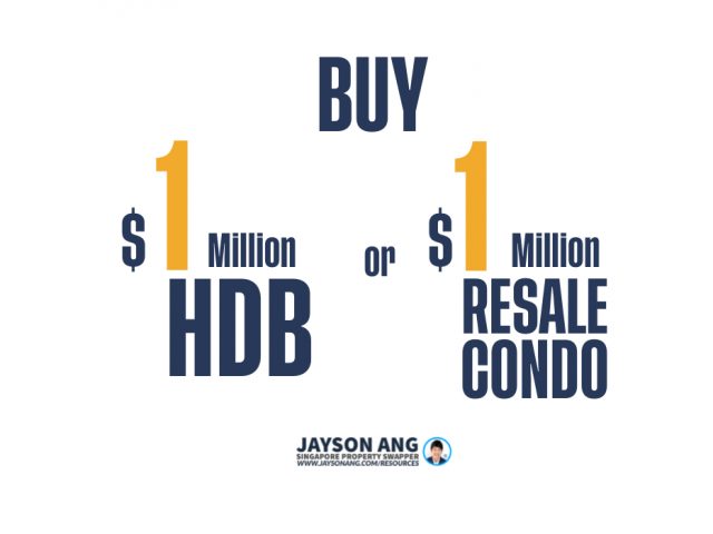 Buy a $1M Resale HDB or a $1M Resale Condo?