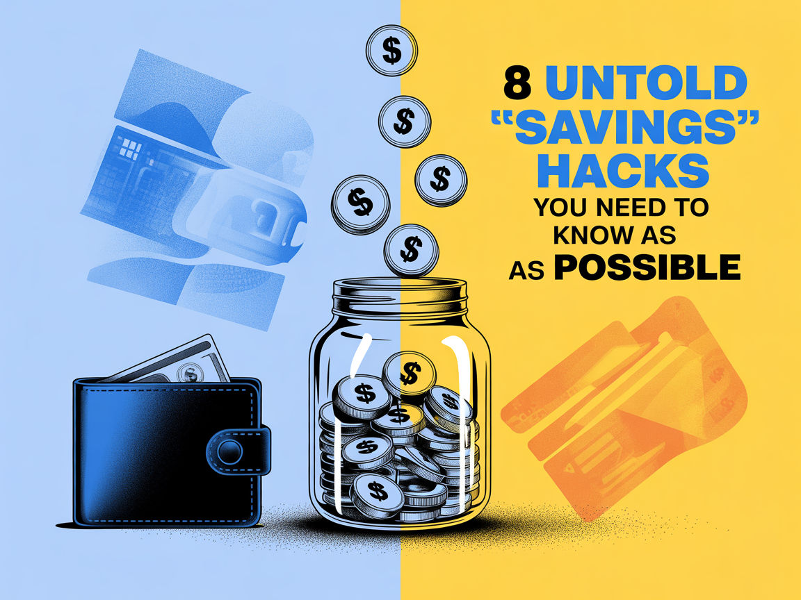 8 Untold “Savings” Hacks You Need To Know As Soon As Possible