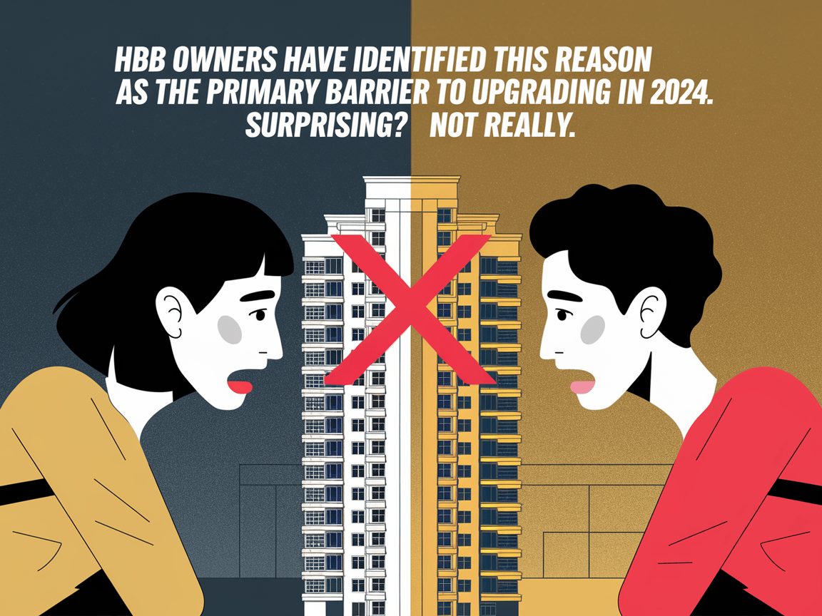 HDB Owners Have Identified This Reason as the Primary Barrier to Upgrading in 2024. Surprising? Not Really.