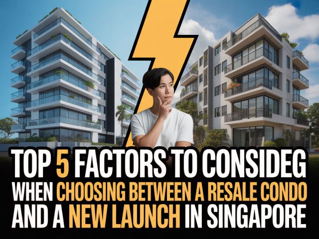 Top 5 Factors To Consider When Choosing Between A Resale Condo And A New Launch In Singapore