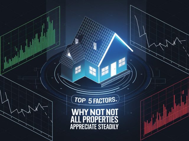 Top 5 Factors : Why Not All Properties Appreciate Steadily