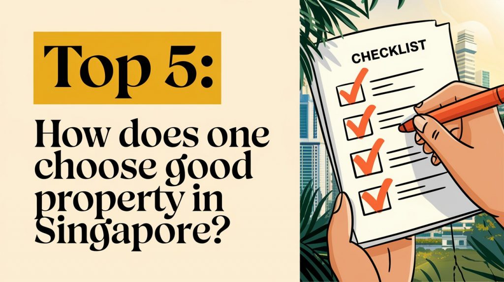 Top 5 : How Does One Choose Good Property In Singapore?