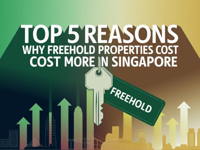 Top 5 : Reasons why Freehold Properties Cost More in Singapore