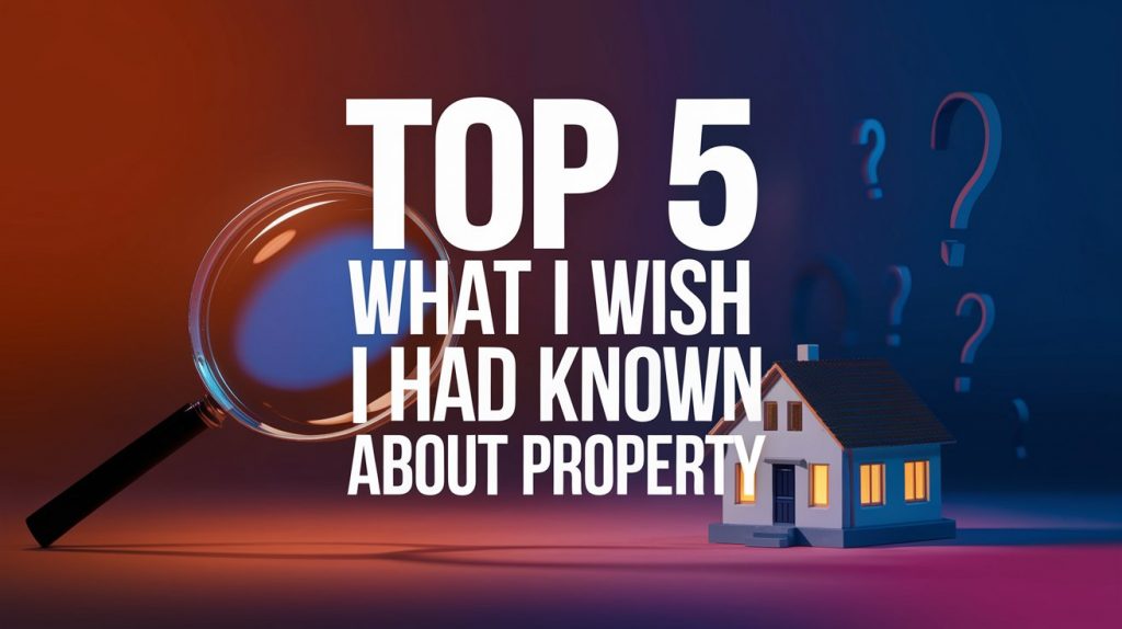 Top 5 : What I Wish I Had Known about Property