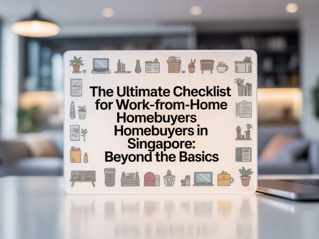 The Ultimate Checklist for Work-From-Home Homebuyers in Singapore: Beyond the Basics