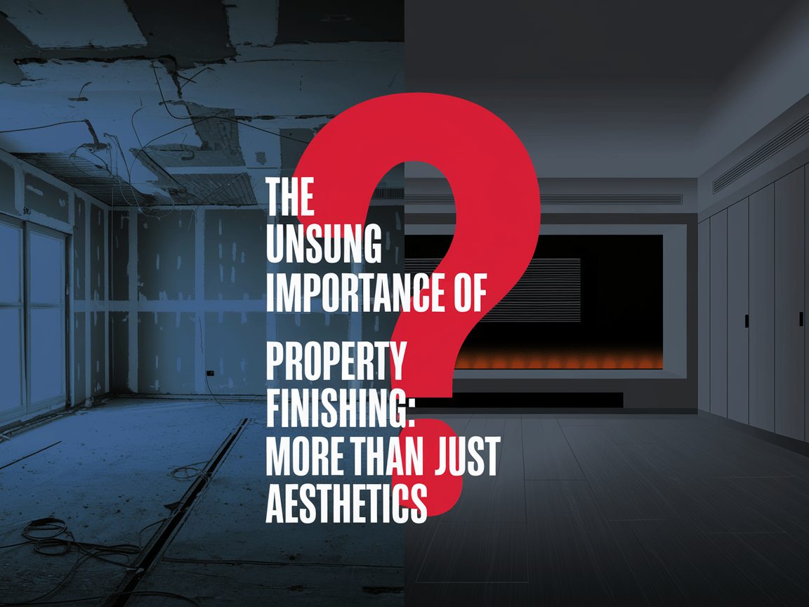 The Unsung Importance of Property Finishing: More Than Just Aesthetics