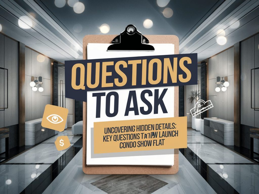 Uncovering Hidden Details: Key Questions to Ask at a New Launch Condo Show Flat