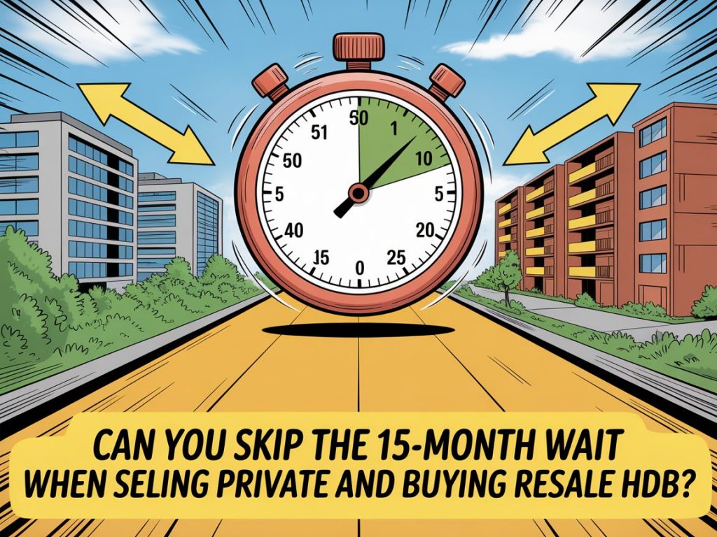 Can You Skip the 15-Month Wait When Selling Private and Buying Resale HDB?