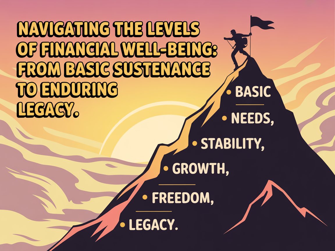 Navigating the Levels of Financial Well-being: From Basic Sustenance to Enduring Legacy