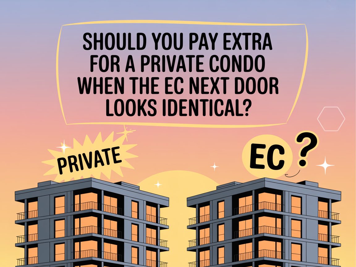 Should You Pay Extra for a Private Condo When the EC Next Door Looks Identical?