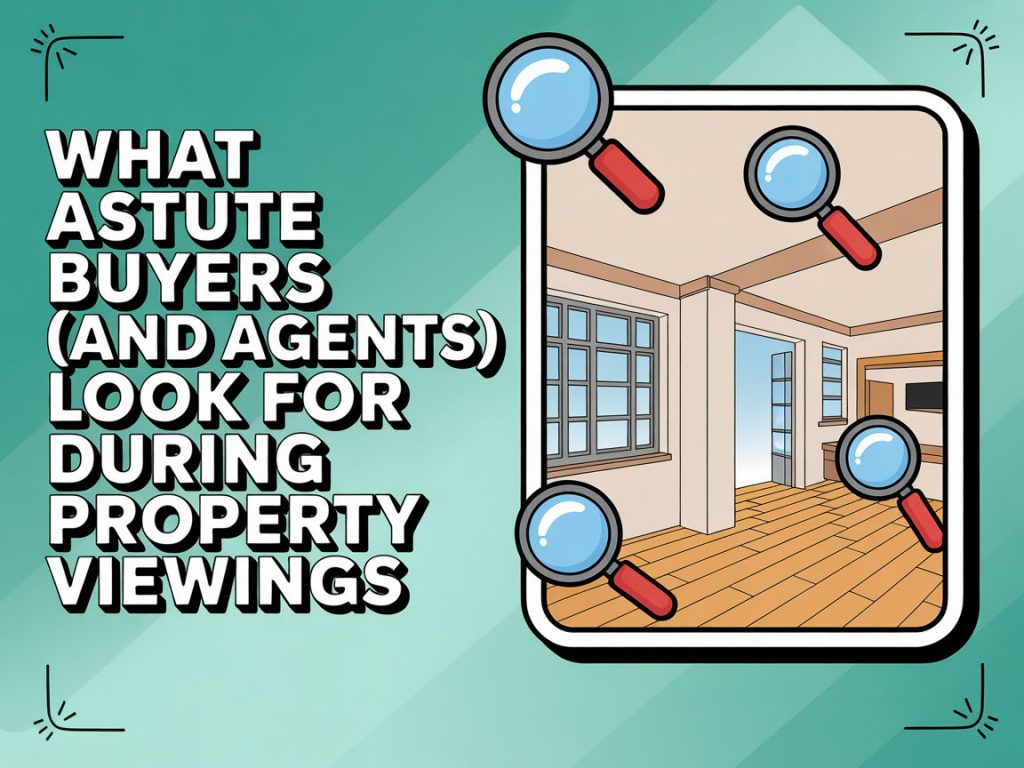 Beyond the First Glance: What Astute Buyers (and Agents) Look for During Property Viewings