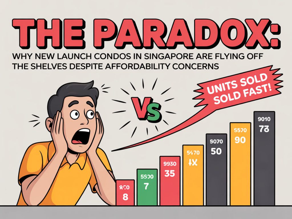 The Paradox: Why New Launch Condos in Singapore Are Flying Off the Shelves Despite Affordability Concerns