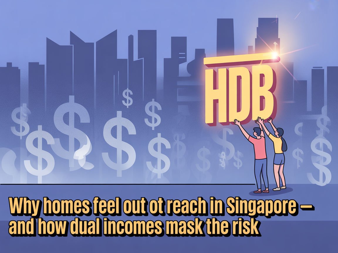 Why Homes Feel Out of Reach in Singapore — and How Dual Incomes Mask the Risk