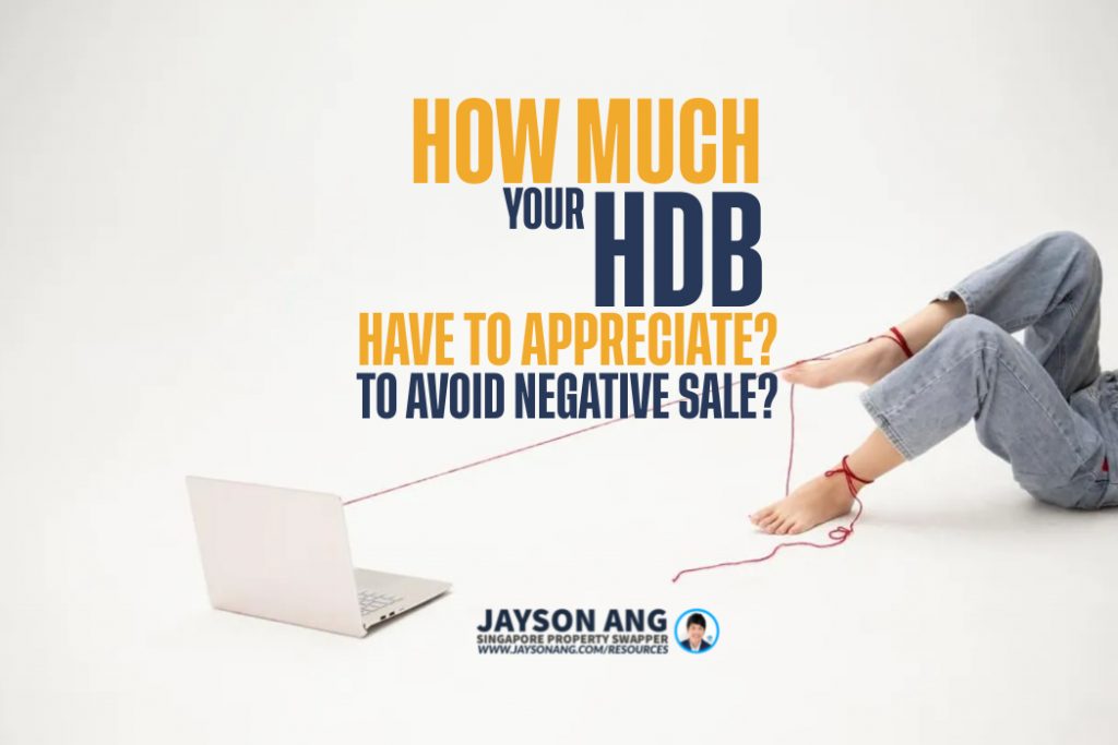 Avoid The Possibility Of Negative Cash Sales: Find Out How Much Your HDB Has To Appreciate To Steer Clear Of It!