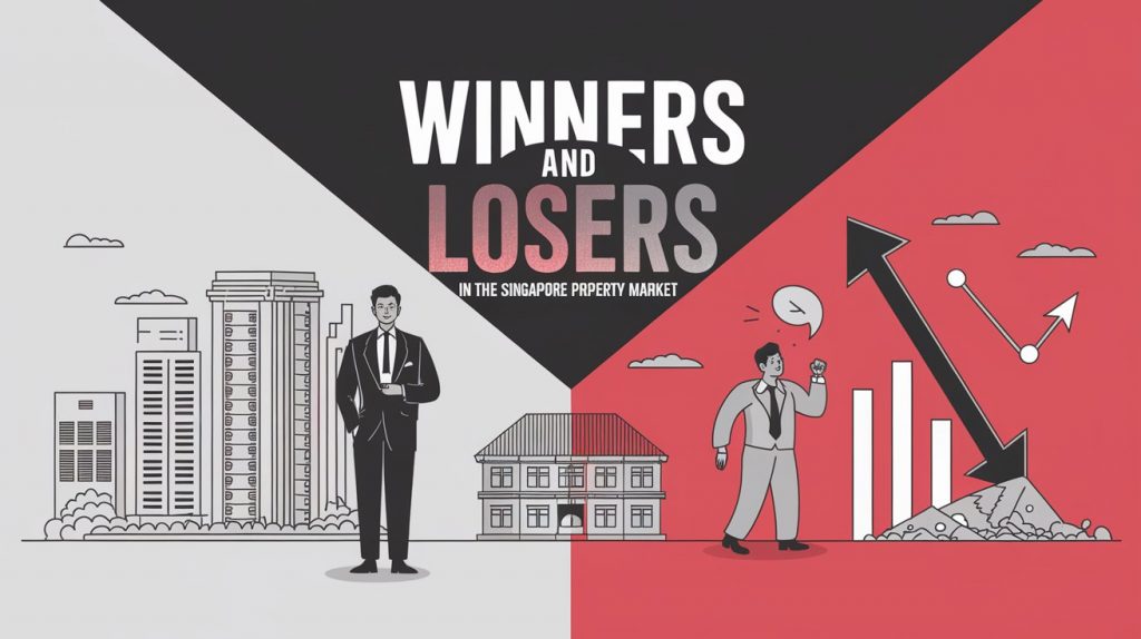 With a population of 6.04 million in Singapore, who are the winners and losers in the property market?