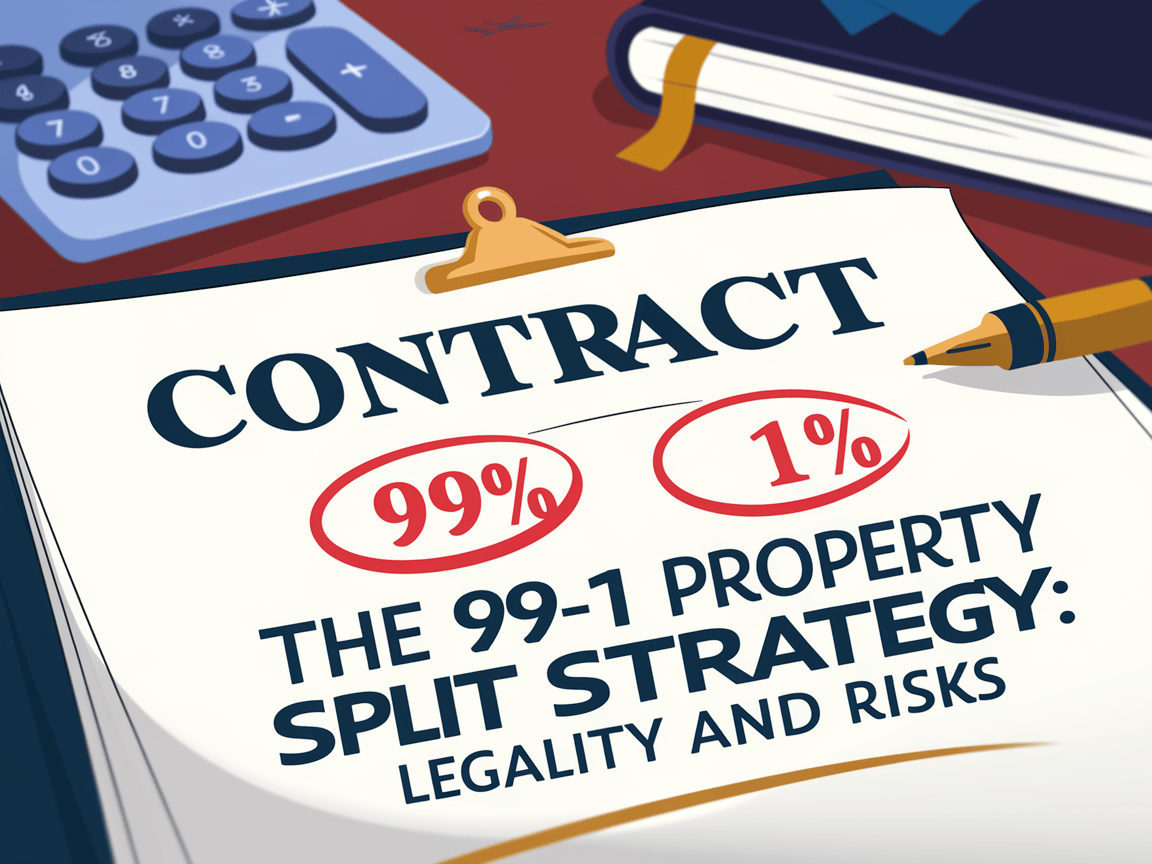 The 99-to-1 Property Split Strategy: Legality and Risks