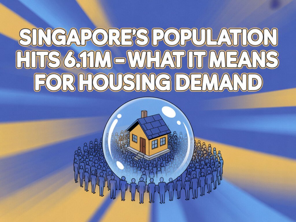 Singapore&rsquo;s Population Hits 6.11M &mdash; What It Means for Housing Demand